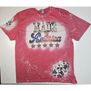 Made in America Shirt | Patriotic Graphic Tee | USA Pride XL